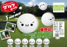 かおもじだお!ゴルフボール(ハーフ可)